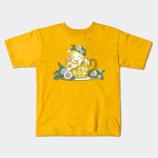 Tea Cats Series 1: Chamomile Kids T-Shirt